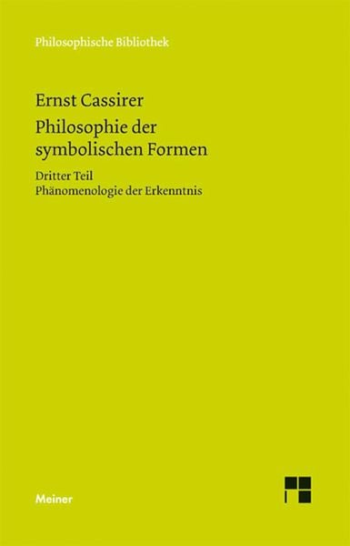 Produktbild: Philosophie der symbolischen Formen. Dritter Teil
