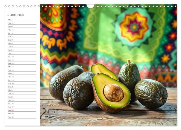 Produktbild: Superfood Dreams - AI art for gourmets (Wall Calendar 2026 DIN A3 landscape), CALVENDO 12 Month Wall Calendar