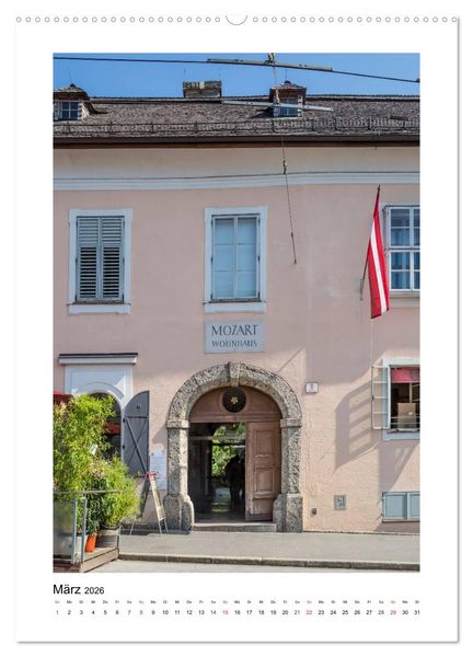 Produktbild: Wundersch&ouml;nes SALZBURG (hochwertiger Premium Wandkalender 2026 DIN A2 hoch), Kunstdruck in Hochglanz