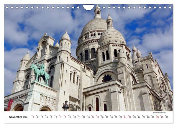 Produktbild: Paris - zwischen gestern und morgen (Wandkalender 2026 DIN A4 quer), CALVENDO Monatskalender