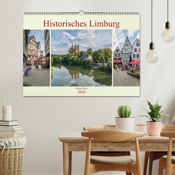 Produktbild: Historisches Limburg (Wandkalender 2026 DIN A2 quer), CALVENDO Monatskalender