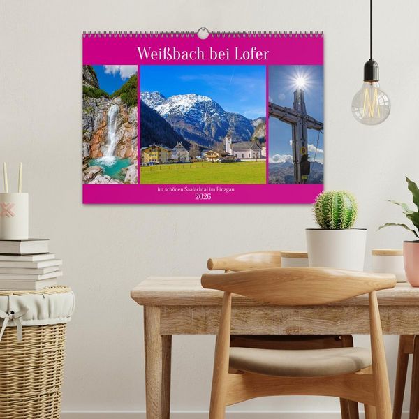 Produktbild: Wei&szlig;bach bei Lofer (Wandkalender 2026 DIN A3 quer), CALVENDO Monatskalender