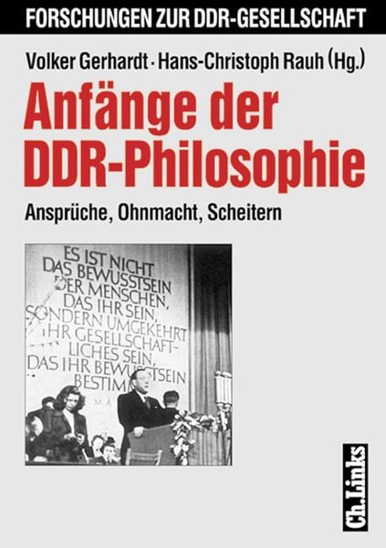 Produktbild: Anf&auml;nge der DDR-Philosophie