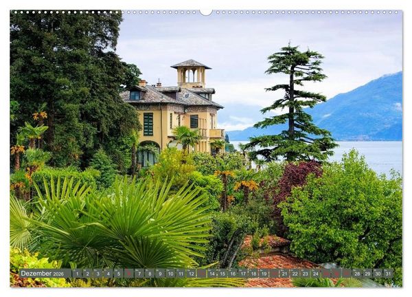 Produktbild: Lago di Como - Italienisches Flair in den Alpen (Wandkalender 2026 DIN A2 quer), CALVENDO Monatskalender