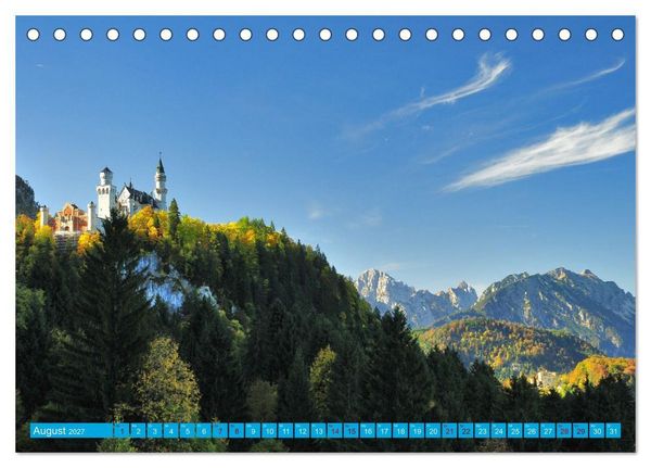 Produktbild: Wo Bayern am sch&ouml;nsten ist (Tischkalender 2027 DIN A5 quer), CALVENDO Monatskalender