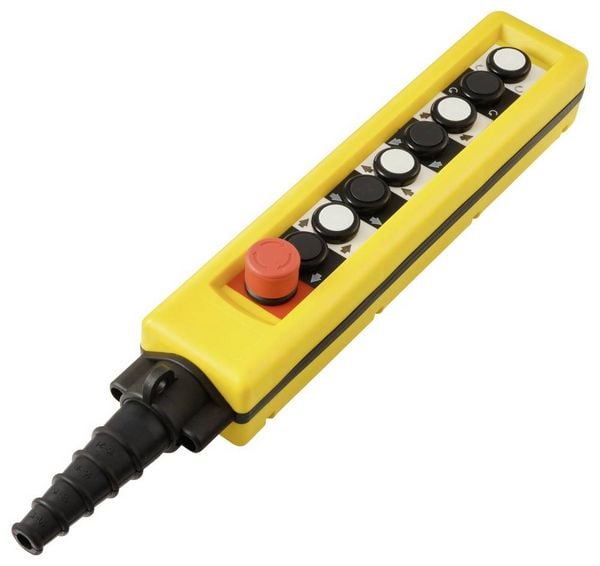 Produktbild: TRU COMPONENTS TC-13599188 TC-A8713 H&auml;ngetaster mit NOT-Aus-Schalter 1St.