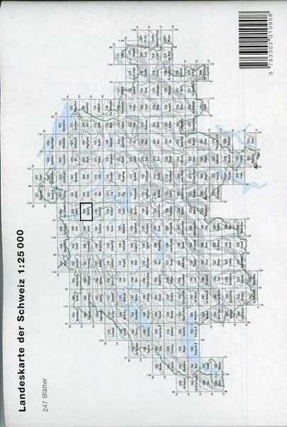 Produktbild: Swisstopo 1 : 25 000 Wohlen