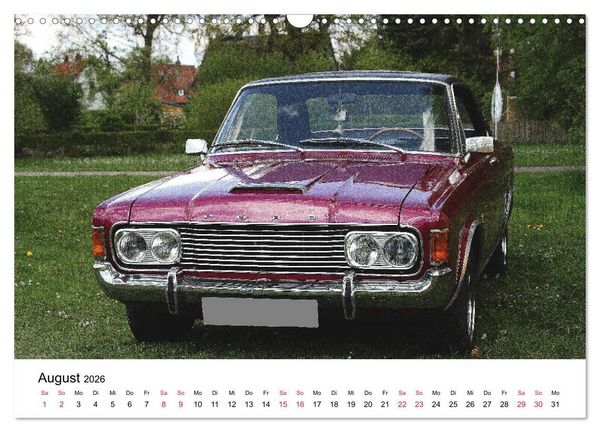 Produktbild: Oldtimer aller Art (Wandkalender 2026 DIN A3 quer), CALVENDO Monatskalender