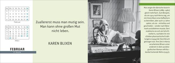 Produktbild: Der literarische Premium-Tischplaner 2027 - Wochenkalender mit Zitaten und Biografien ausgew&auml;hlter Autorinnen und Autoren