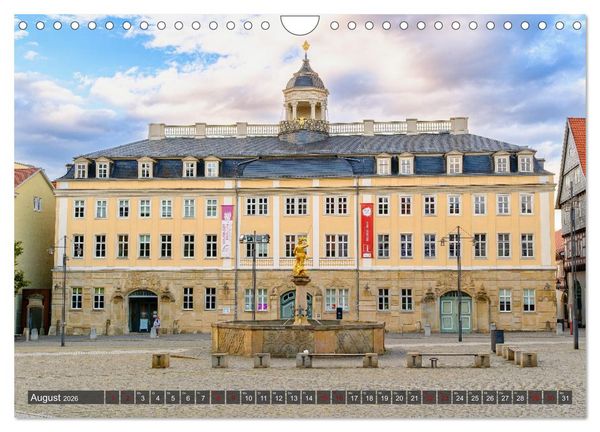 Produktbild: Ein Blick auf die Wartburgstadt Eisenach (Wandkalender 2026 DIN A4 quer), CALVENDO Monatskalender