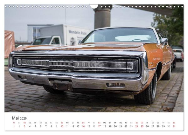 Produktbild: Amerikanische Oldtimer - Vintage US Cars auf Hamburgs Stra&szlig;en (Wandkalender 2026 DIN A3 quer), CALVENDO Monatskalender
