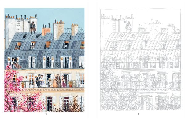 Produktbild: Luxury Coloring: Historisches Paris zum Ausmalen