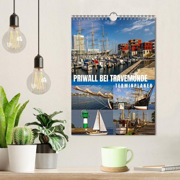 Produktbild: Priwall bei Travem&uuml;nde &ndash; Terminplaner (Wandkalender 2026 DIN A4 hoch), CALVENDO Monatskalender
