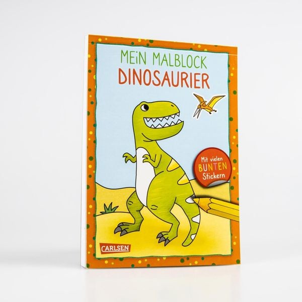 Produktbild: Mein Malblock: Dinosaurier