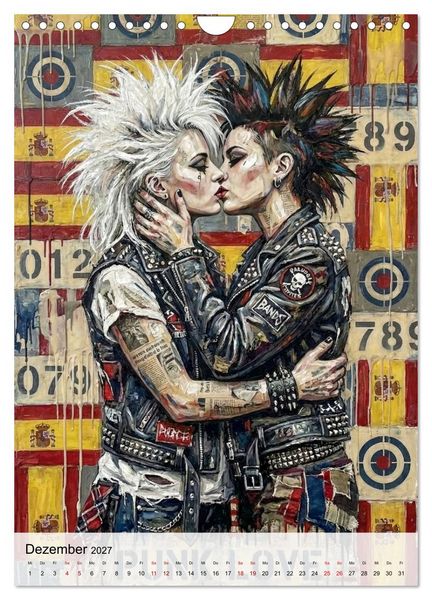Produktbild: Punk 76 (Wandkalender 2027 DIN A4 hoch), CALVENDO Monatskalender