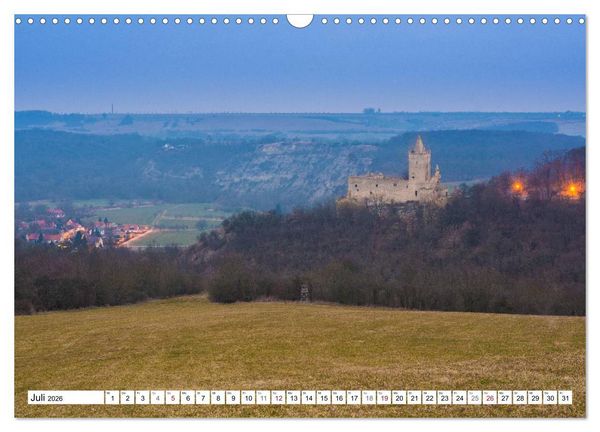 Produktbild: Sachsen-Anhalt - Schl&ouml;sser und Burgen (Wandkalender 2026 DIN A3 quer), CALVENDO Monatskalender