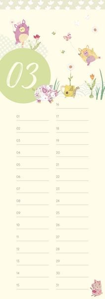 Produktbild: GreenLine Geburtstagskalender Turnowsky 14,85x42