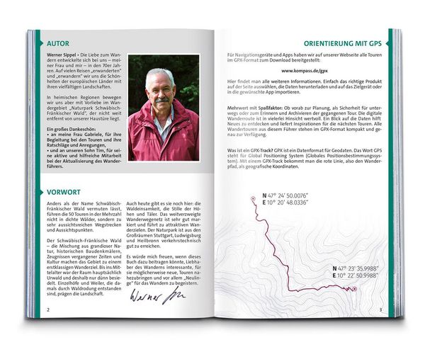 Produktbild: KOMPASS Wanderf&uuml;hrer Naturpark Schw&auml;bisch-Fr&auml;nkischer Wald, Die Wanderregion bei Stuttgart, 50 Touren mit Extra-Tourenkarte