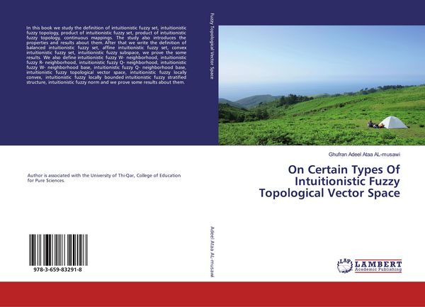 Produktbild: On Certain Types Of Intuitionistic Fuzzy Topological Vector Space