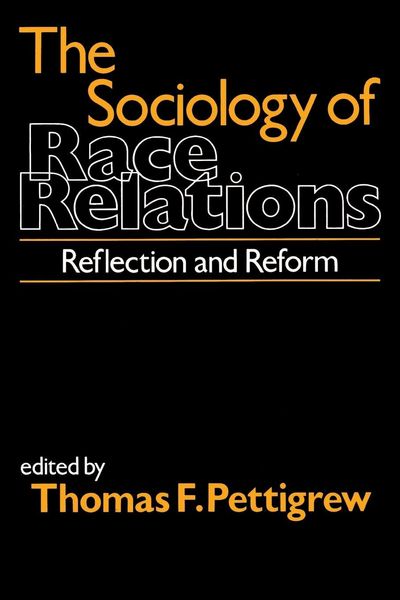 Produktbild: The Sociology of Race Relations