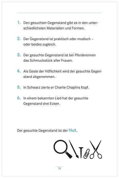 Produktbild: Umschreibungen Gegenstände. Gedächtnistraining und Rate-Spiel für Senioren. Auch mit Demenz.
