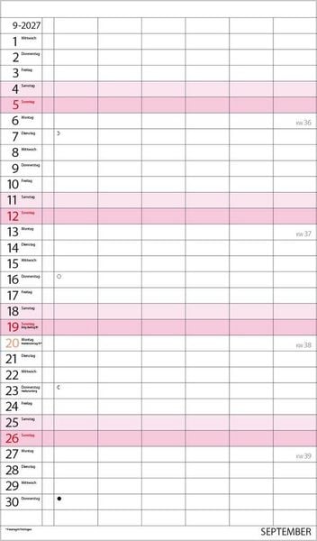 Produktbild: XL Familienplaner 2027
