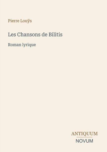 Produktbild: Les Chansons de Bilitis