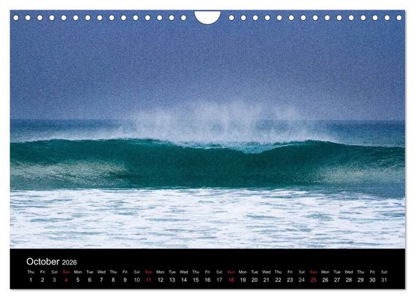 Produktbild: Waves in Cornwall (Wall Calendar 2026 DIN A4 landscape), CALVENDO 12 Month Wall Calendar