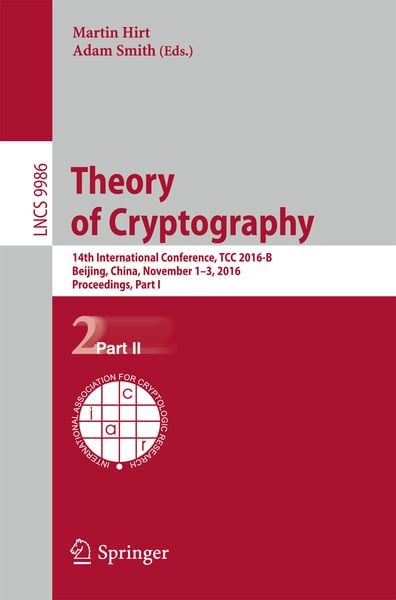 Produktbild: Theory of Cryptography