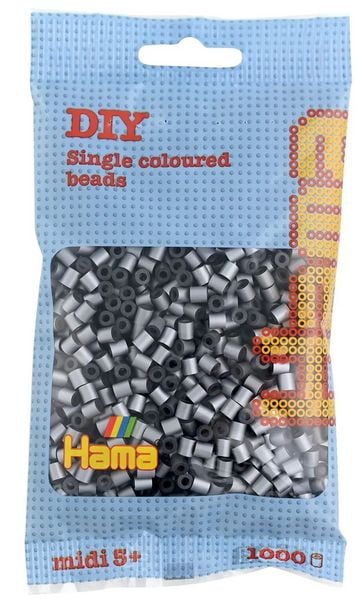 Produktbild: Hama Perlen silber, 1000 Stück