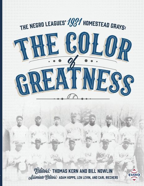 Produktbild: The Negro Leagues' 1931 Homestead Grays