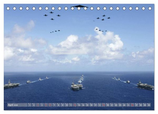 Produktbild: Streitkraft. Milit&auml;rische Impressionen (Tischkalender 2026 DIN A5 quer), CALVENDO Monatskalender