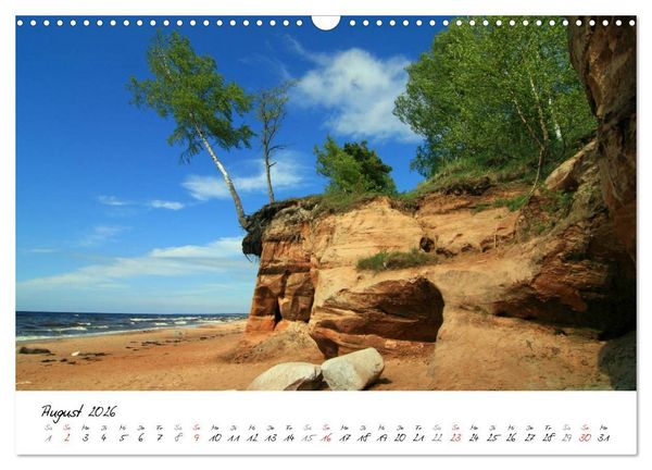 Produktbild: Litauen und Lettland (Wandkalender 2026 DIN A3 quer), CALVENDO Monatskalender