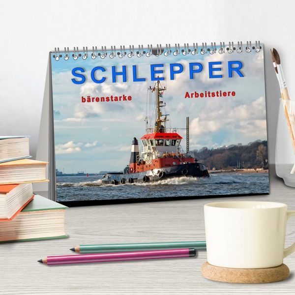 Produktbild: Schlepper - b&auml;renstarke Arbeitstiere (Tischkalender 2026 DIN A5 quer), CALVENDO Monatskalender