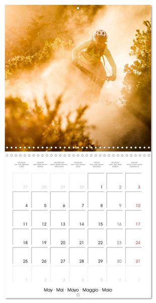 Produktbild: Mountain biking: Up hill and down dale (Wall Calendar 2026 12 &times; 12 Inch) CALVENDO 12 Month Wall Calendar