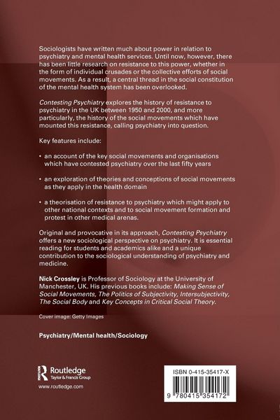 Produktbild: Contesting Psychiatry