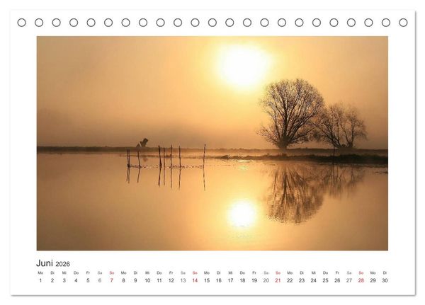 Produktbild: Lichtzauber 2026 (Tischkalender 2026 DIN A5 quer), CALVENDO Monatskalender