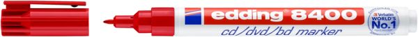 Produktbild: edding 8400 CD-DVD-BD Marker rot