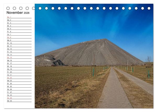 Produktbild: Schachtanlagen in Mansfeld S&uuml;dharz (Tischkalender 2026 DIN A5 quer), CALVENDO Monatskalender