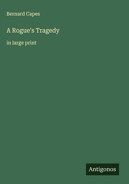 Produktbild: A Rogue's Tragedy
