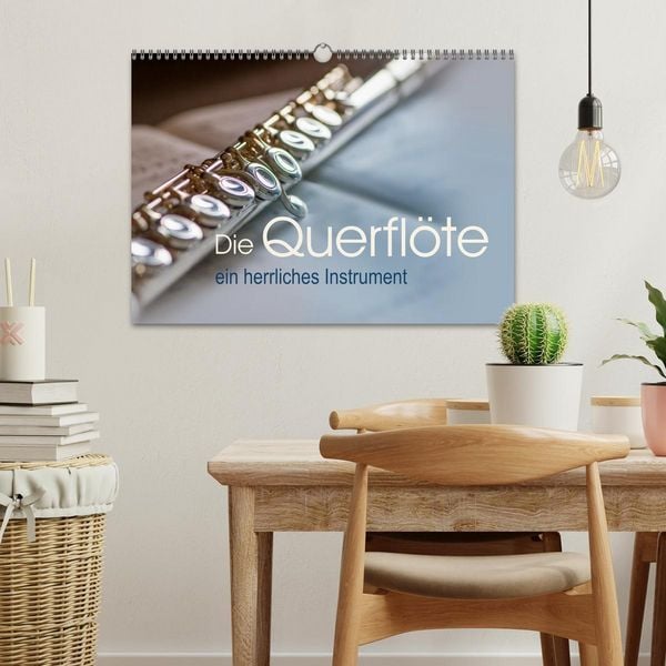 Produktbild: Die Querfl&ouml;te, ein herrliches Instrument (Wandkalender 2026 DIN A3 quer), CALVENDO Monatskalender