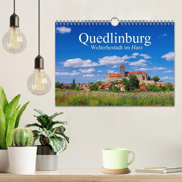 Produktbild: Quedlinburg - Welterbestadt im Harz (Wandkalender 2026 DIN A4 quer), CALVENDO Monatskalender