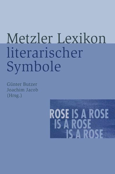 Produktbild: Metzler Lexikon literarischer Symbole