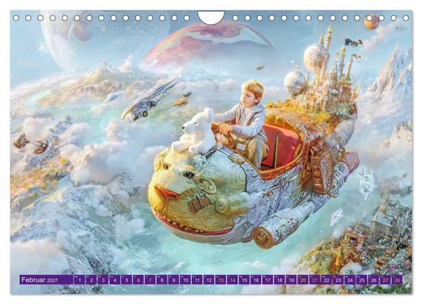 Produktbild: Meine verr&uuml;ckte Welt - Kinderwelten (Wandkalender 2027 DIN A4 quer), CALVENDO Monatskalender