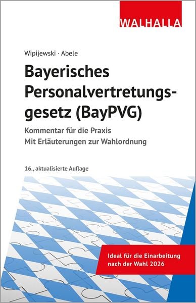 Produktbild: Bayerisches Personalvertretungsgesetz (BayPVG)
