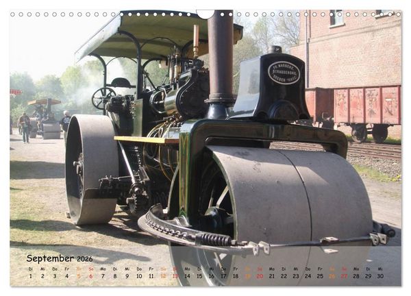 Produktbild: Dampffahrzeuge (Wandkalender 2026 DIN A3 quer), CALVENDO Monatskalender