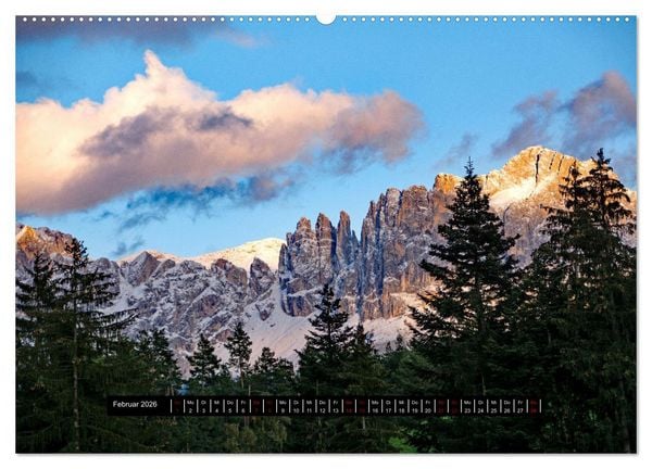 Produktbild: Dolomiten - Latemar und Rosengarten (hochwertiger Premium Wandkalender 2026 DIN A2 quer), Kunstdruck in Hochglanz