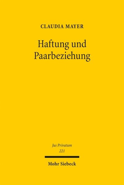 Produktbild: Haftung und Paarbeziehung