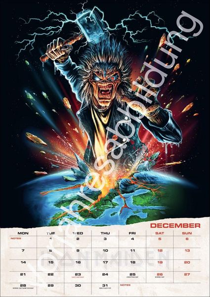 Produktbild: Iron Maiden Posterkalender 2027