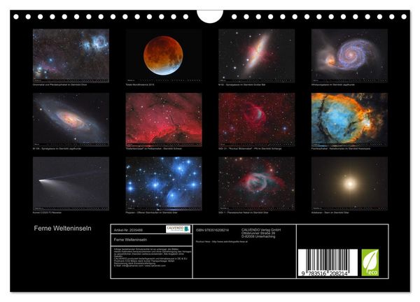 Produktbild: Ferne Welteninseln (Wandkalender 2026 DIN A4 quer), CALVENDO Monatskalender